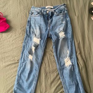 Stretch destroyed jeans size 3 (25)